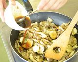 ナスと豚肉のスタミナカレー炒め作り方5写真