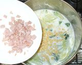 白菜・ハムの中華風クリーム煮♪簡単牛乳で作り方7写真