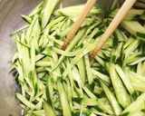 ごま香る☆きゅうりともやし冷しゃぶサラダ作り方5写真