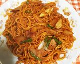 ★簡単★安い！焼きそば麺でナポリタン作り方4写真