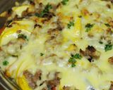 ズッキーニと茄子とトマトのひき肉チーズ焼作り方8写真