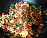 レタスのお皿でコンビーフチャーハン☆作り方5写真
