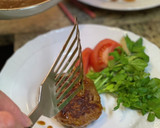 煮込みハンバーグソース使用簡単ハンバーグ作り方5写真