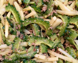 ゴーヤとじゃがいものカレー炒め作り方5写真