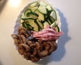 ズッキーニと舞茸チャーハン作り方1写真