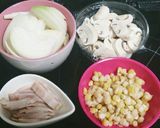 野菜たっぷり ＊ミルクスープスパ＊作り方1写真