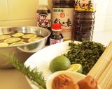 残暑に嬉しい！！カボス香る冷やしかけ蕎麦作り方1写真