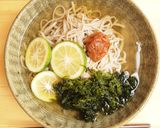 残暑に嬉しい！！カボス香る冷やしかけ蕎麦作り方4写真
