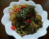 リメイク❁レバニラ♪DE♪焼きそば作り方7写真