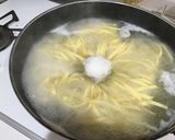 砂肝と枝豆とトマトのペペロンチーノ作り方1写真