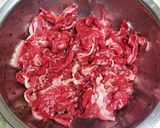 野菜たっぷり♪切り落とし肉で焼き肉サラダ作り方1写真
