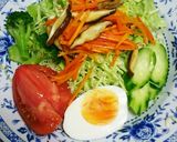 野菜たっぷり♪切り落とし肉で焼き肉サラダ作り方4写真