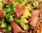 ランチ＊生ハムとアボカドのイタリアンそば作り方4写真