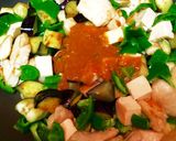鶏肉と夏野菜で♪香ばしの♪味噌ごま炒め作り方7写真