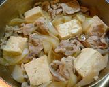 我が家♪定番！美味しい～肉豆腐♥♡作り方4写真