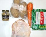 鶏もも肉とじゃがいもと人参の辛子うま煮作り方1写真
