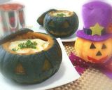 ハロウィン♪坊っちゃんかぼちゃのグラタン作り方17写真
