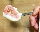 スプーンで簡単いちじくのむき方（食べ方）作り方4写真