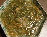糸めかぶに大根なますを加えた酢の物作り方4写真