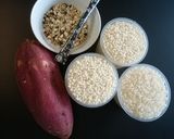 1時間で完成☆炊飯器でサツマイモおこわ作り方1写真