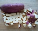 1時間で完成☆炊飯器でサツマイモおこわ作り方2写真