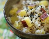 1時間で完成☆炊飯器でサツマイモおこわ作り方7写真
