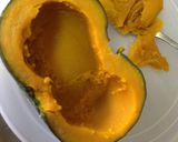 ひとりでも完食！まるごとかぼちゃグラタン作り方3写真
