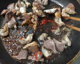 砂肝の豆板醤ニンニク醤油炒め〜花椒風味〜作り方3写真