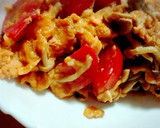 中華風 しめじとトマトの卵炒め作り方5写真