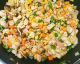 フライパンでチキンライス♪オムライスにも作り方7写真