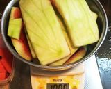 スイカの皮のとろとろ煮(圧力鍋使用)作り方3写真