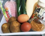 我が家のポテサラ♥隠し味～作り方1写真