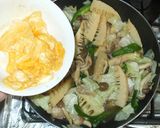 鶏もも肉・しめじ・筍・キャベツ野菜炒め煮作り方9写真