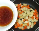 鶏もも肉とじゃがいもと人参の辛子うま煮作り方8写真