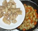 鶏もも肉とじゃがいもと人参の辛子うま煮作り方9写真