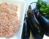 なすの甘辛味噌のミートスパゲティー✴作り方1写真