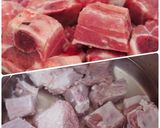 我が家の味～～豚肋骨＆とうもろこしスープ作り方1写真