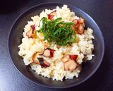 炊飯器なのにべちゃっとしない！簡単たこ飯作り方8写真