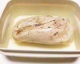 レンチンで簡単♪ジューシー鶏ハム作り方3写真