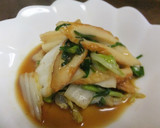 白菜とちくわのスタミナ炒め作り方4写真