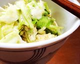 お箸が止まらない〜キャベツのゴママヨ和え作り方4写真