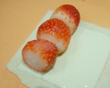 【５分デザート】イチゴチーズロールケーキ作り方5写真