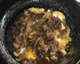 簡単！『すき焼き風』丼ぶり作り方6写真