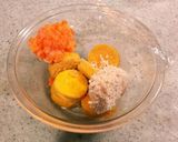 【離乳食後期】裏ごしかぼちゃでかぼちゃ餅作り方3写真