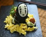 カオナシのキャラ弁♥作り方1写真