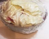 レンジで簡単！豚キャベもやし重ね！作り方3写真