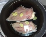 茹で鶏のすりゴマポン酢ソースかけ作り方3写真