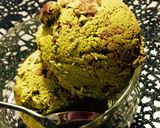 抹茶とあずきの和風アイスクリーム作り方4写真