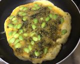 高菜漬けと枝豆のオムレツ♬作り方2写真