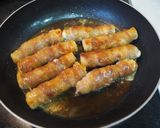 チーズちくわの豚巻き作り方6写真